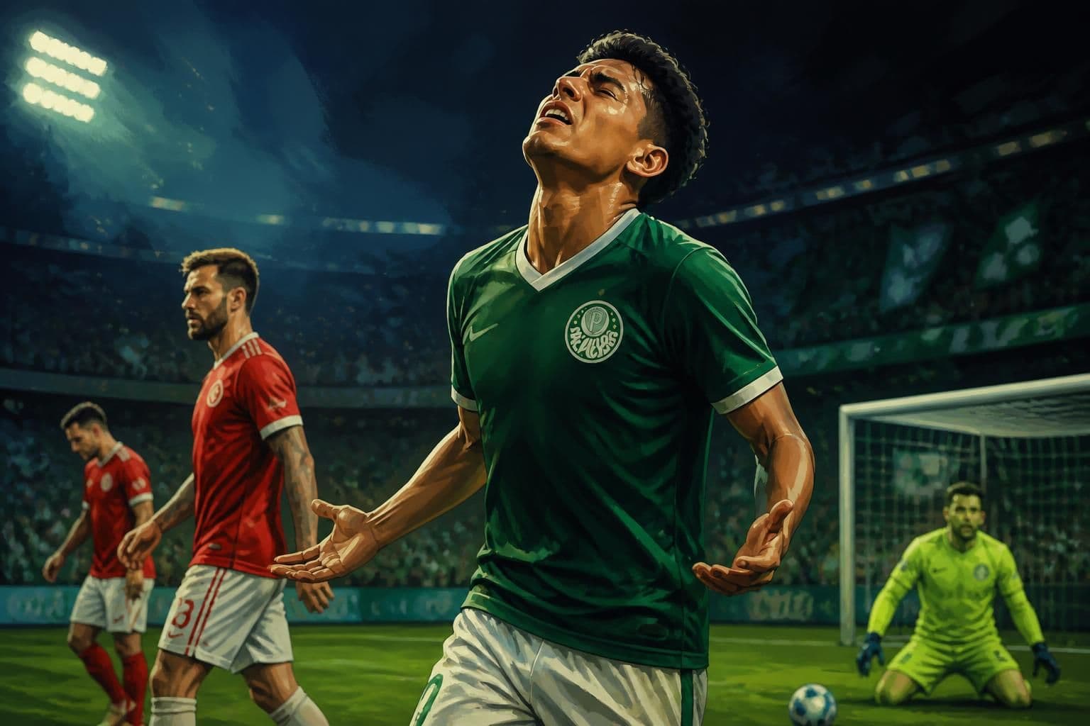 Palmeiras empata com Internacional e desperdiça pontos em casa