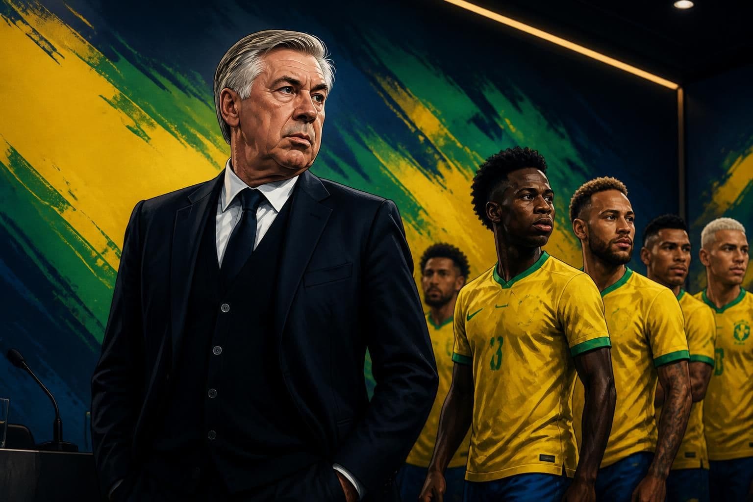 Ancelotti descarta mudanças na Seleção Brasileira por pressão
