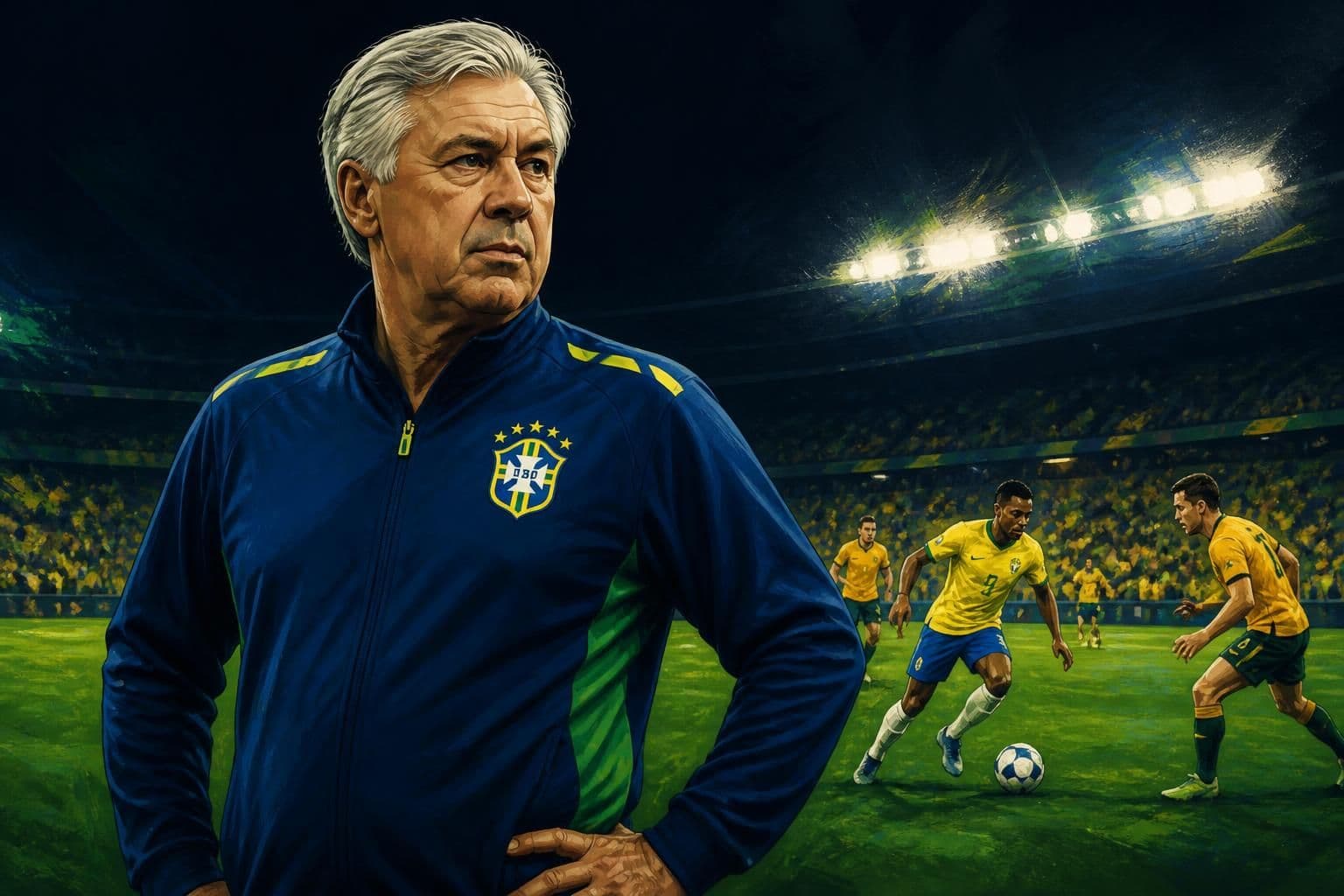 Seleção inicia ciclo para 2030 com Ancelotti na Austrália