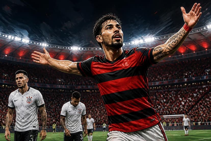 Flamengo bate Corinthians e faz maior público da rodada