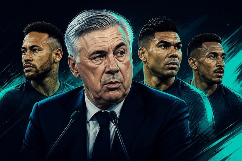 Ancelotti admite erros e renova Seleção Brasileira