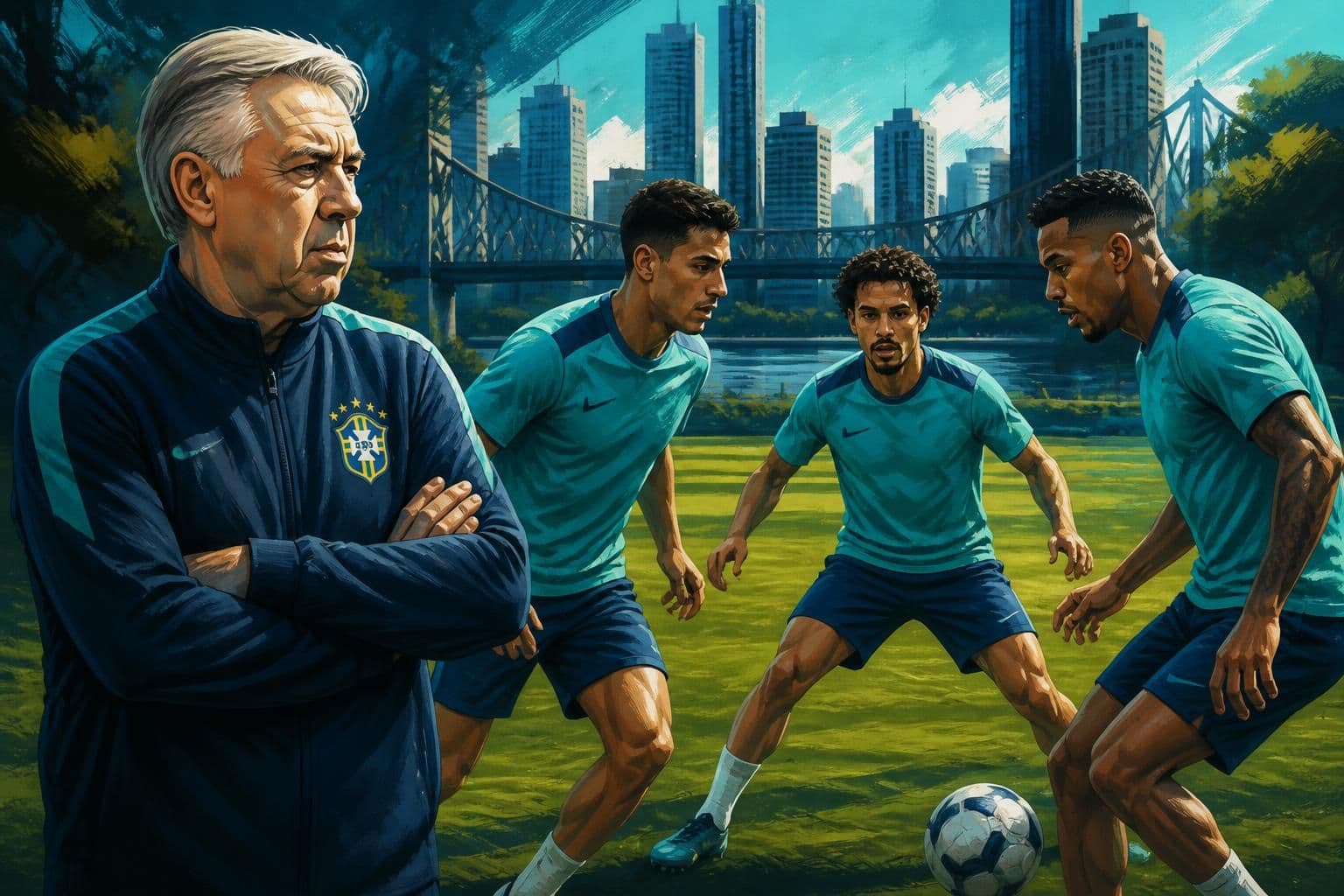 Ancelotti testa Vitor Reis na zaga da Seleção Brasileira