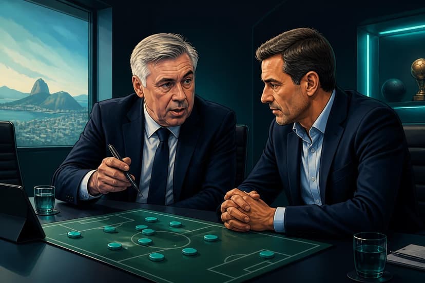 Ancelotti inicia planejamento para a Seleção Brasileira