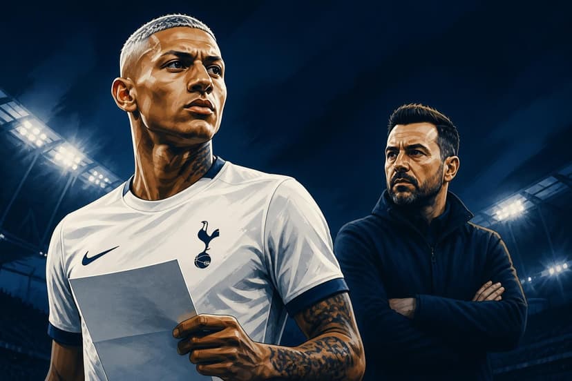 Richarlison pede saída do Tottenham, revela De Zerbi
