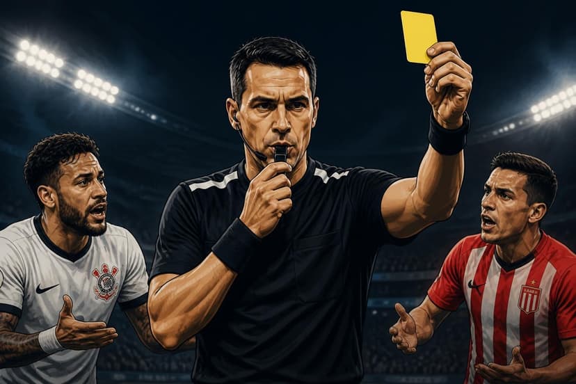 Conmebol define árbitro para Estudiantes x Corinthians nas quartas