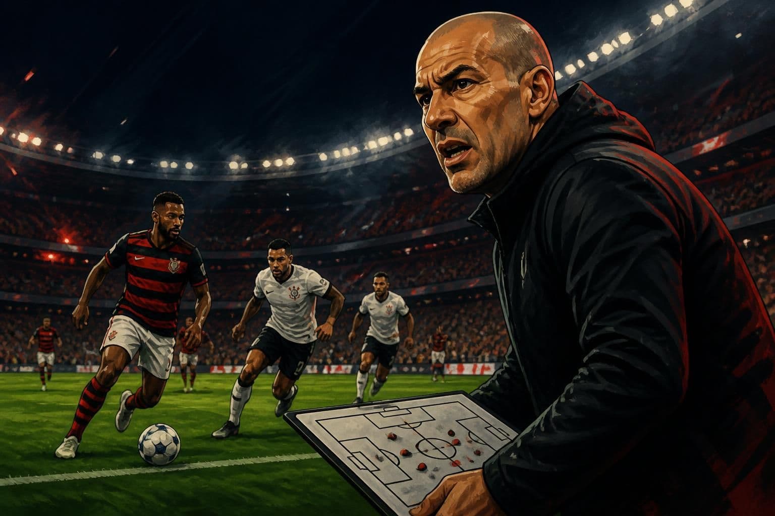 Jardim critica ineficiência ofensiva do Flamengo após vitória