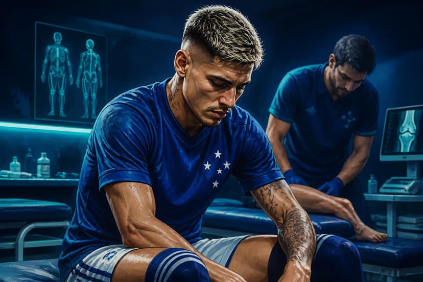 Gabriel Pec passa por cirurgia no Cruzeiro
