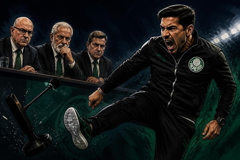 Abel Ferreira tem mais de 100 cartões e 20 denúncias no STJD