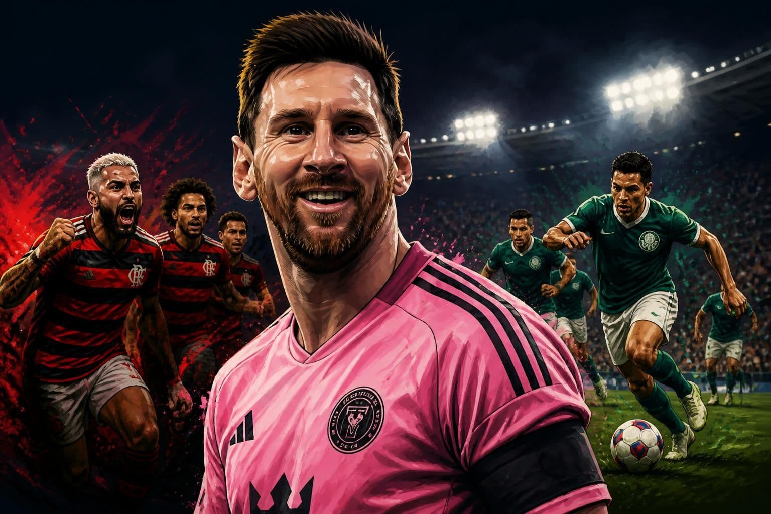 Messi Cup: Flamengo e Palmeiras são convidados
