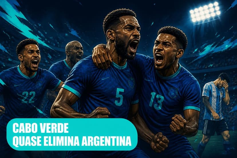 Cabo Verde quase elimina Argentina na Copa do Mundo 2026