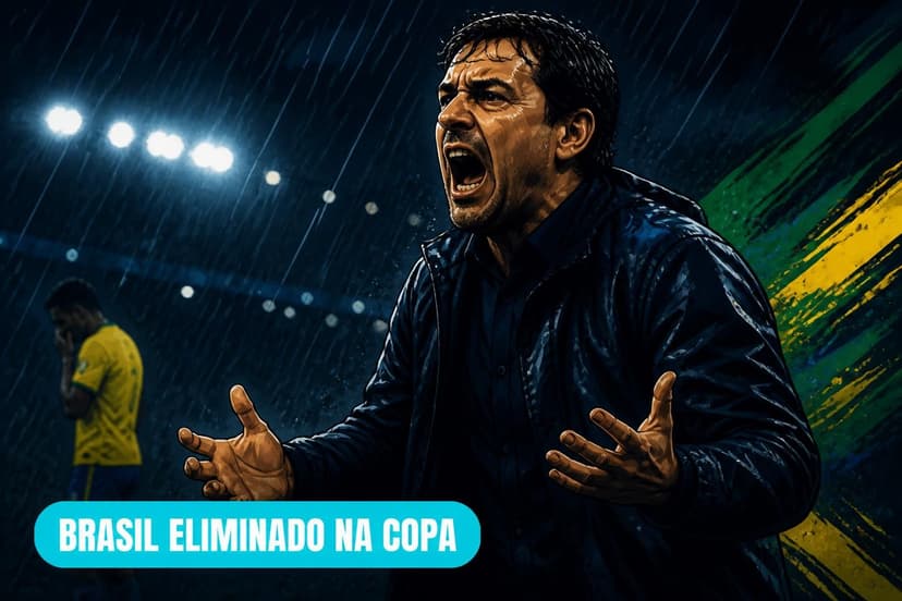 Diário Olé condena eliminação do Brasil na Copa: 'Tapa na cara'