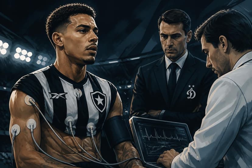 Matheus Martins volta ao Botafogo após reprovado no Dínamo Moscou