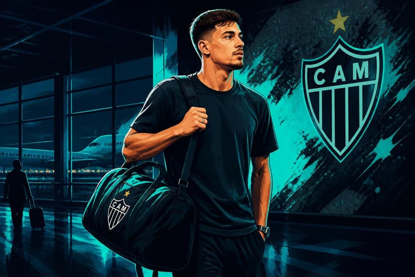 Thiago Borbas desembarca em BH para reforçar o Atlético-MG