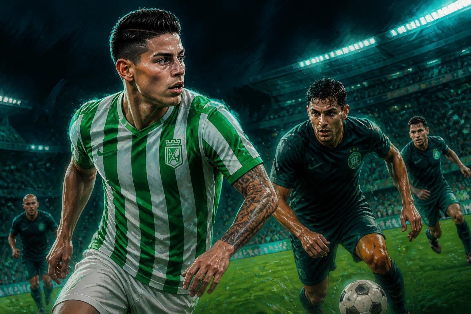 James Rodriguez deve enfrentar a Chapecoense em amistoso