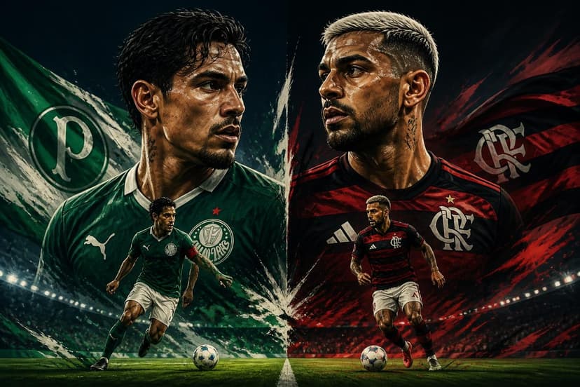 Palmeiras e Flamengo buscam liderança no Brasileirão nesta rodada
