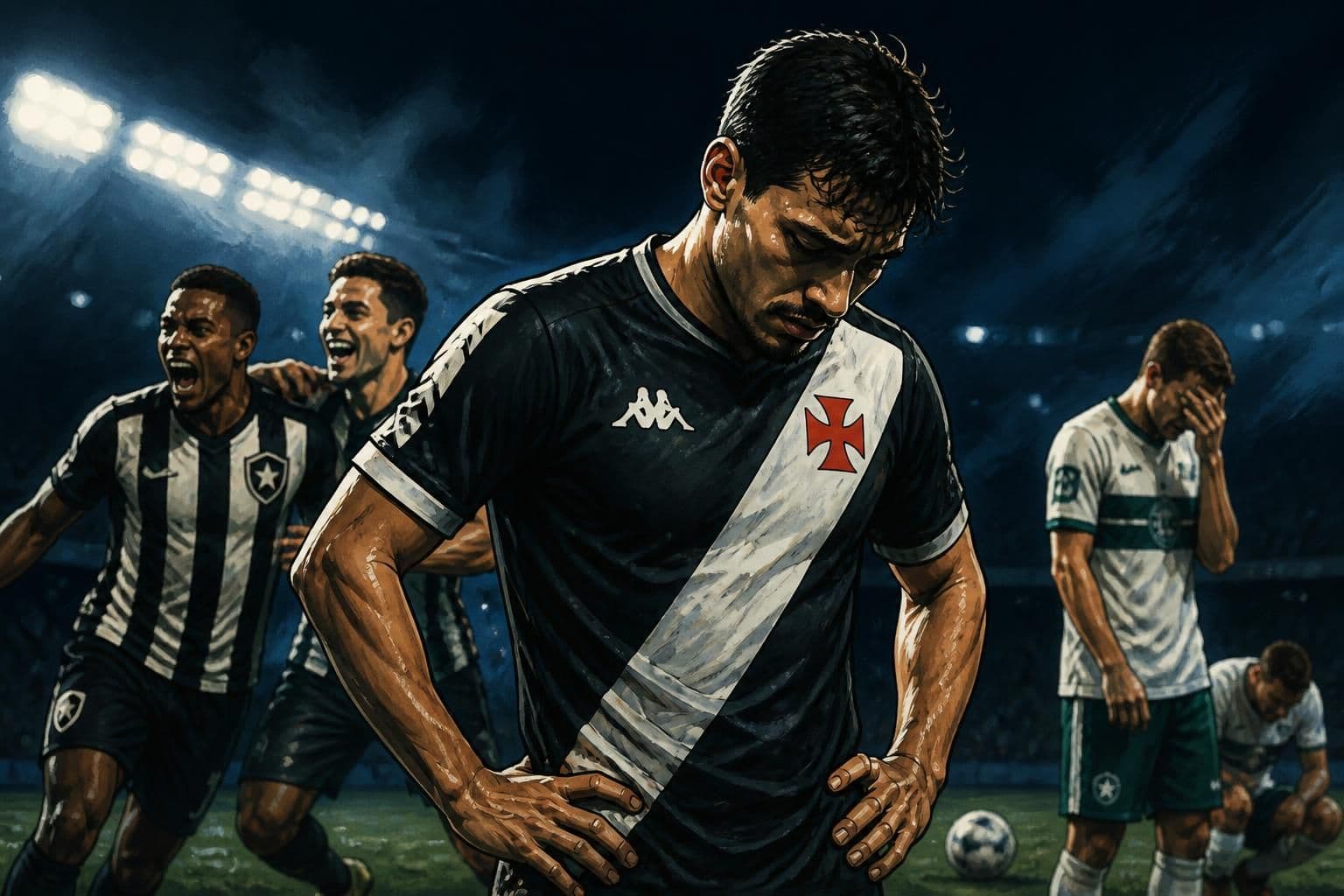 Andrés Gomez desfalca o Vasco contra o Botafogo