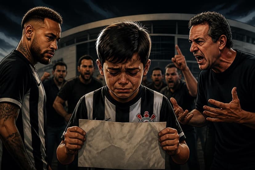 Corinthians xingam criança fã de Neymar em Itaquera