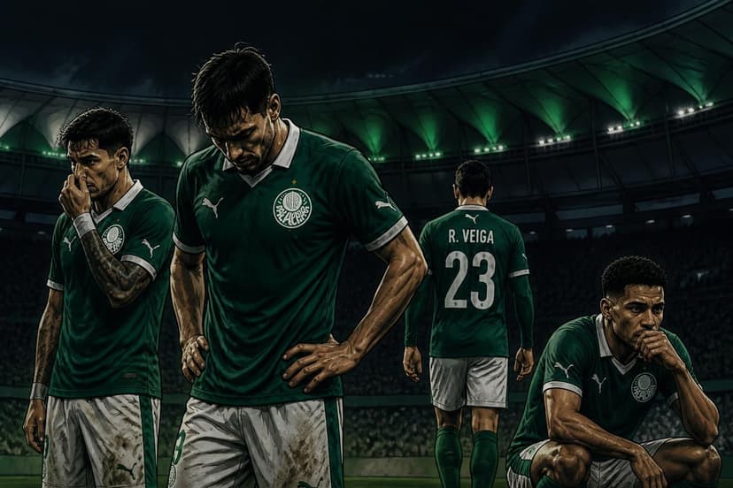 Palmeiras vive crise após derrota para o Fluminense