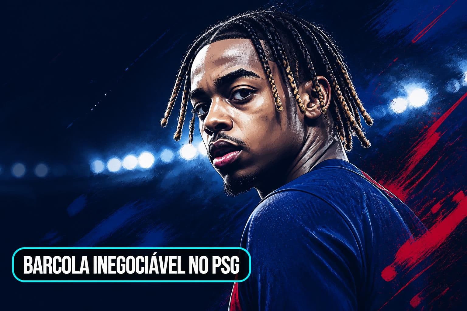 PSG nega venda de Bradley Barcola para clubes europeus