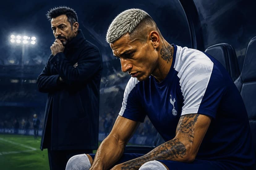 De Zerbi exclui Richarlison do time do Tottenham contra o Liverpool
