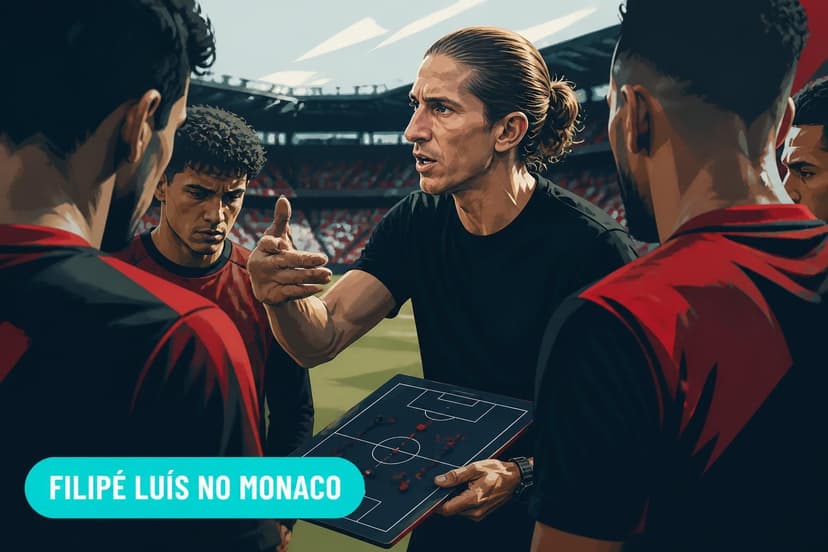 Filipe Luís é novo técnico do Monaco e assina até 2028