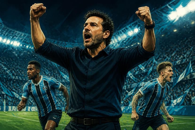 Vasco vence Grêmio fora e Pedro Emanuel celebra crescimento