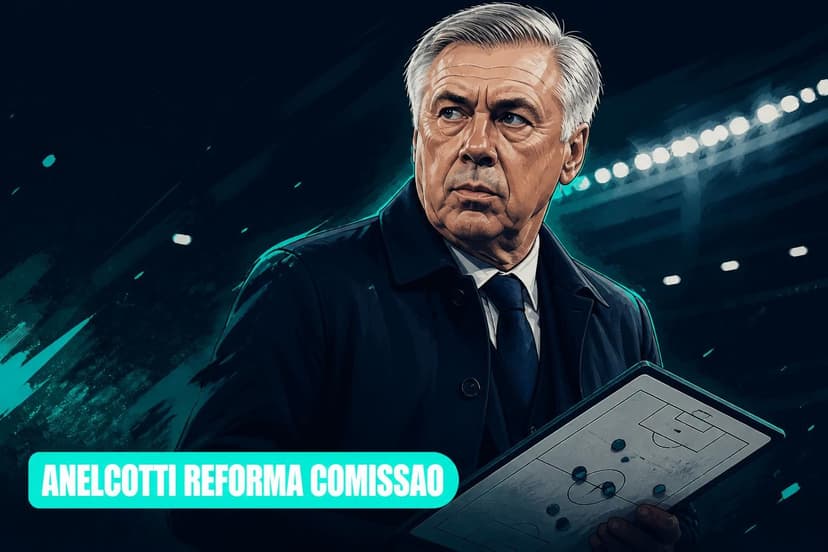Ancelotti reforma comissão técnica após eliminação na Copa