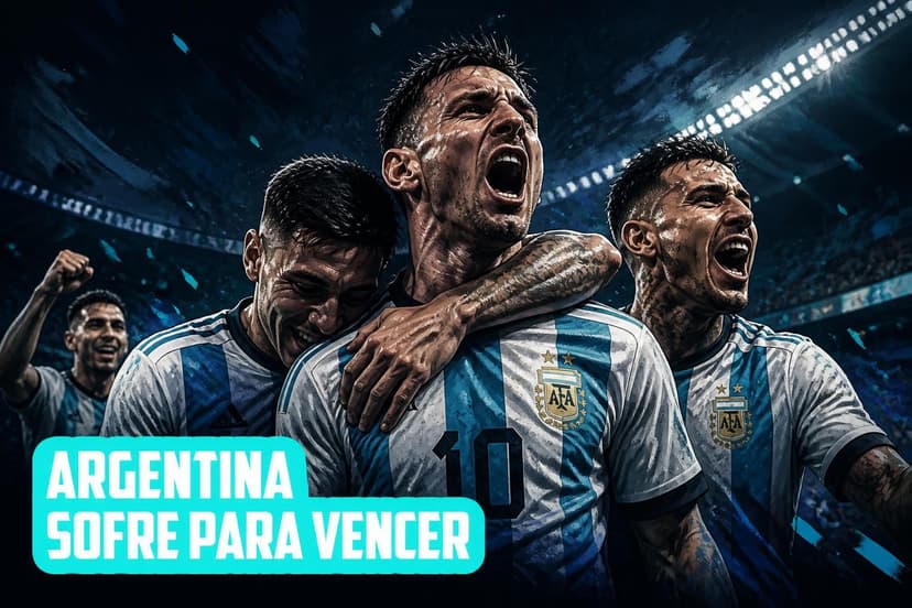Argentina vence Cabo Verde por 3 a 2 na prorrogação
