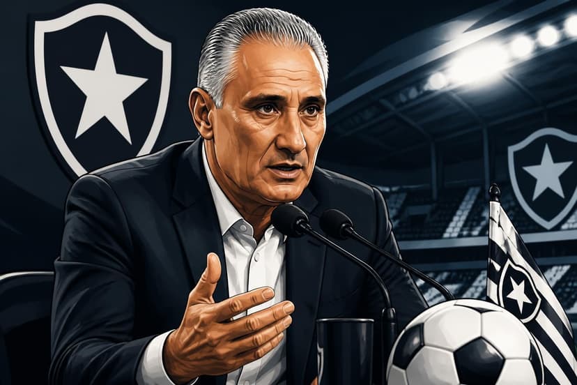 Tite é apresentado no Botafogo e detalha plano