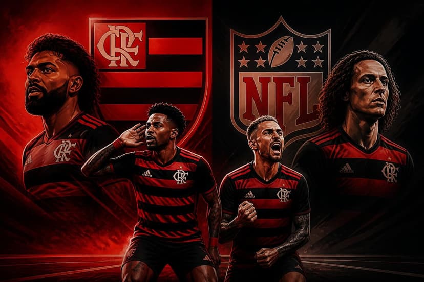 NFL e Flamengo anunciam parceria com linha de roupas exclusiva