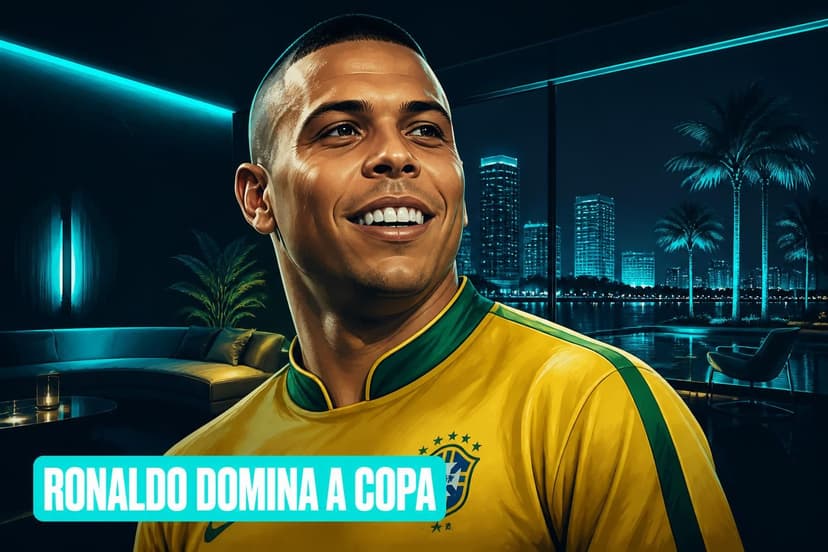 Ronaldo Fenômeno lidera marcas na Copa do Mundo 2026