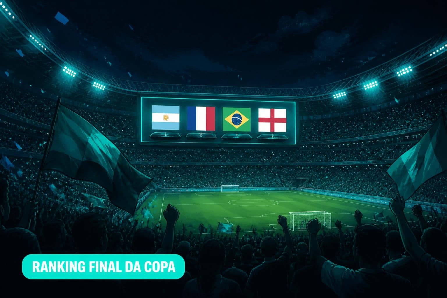 Ranking das 48 seleções após fase de grupos da Copa