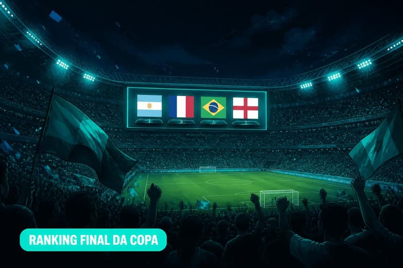 Ranking das 48 seleções após fase de grupos da Copa