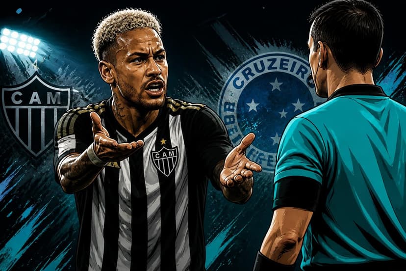 Matheus Pereira explica indignação no clássico Atlético-MG x Cruzeiro