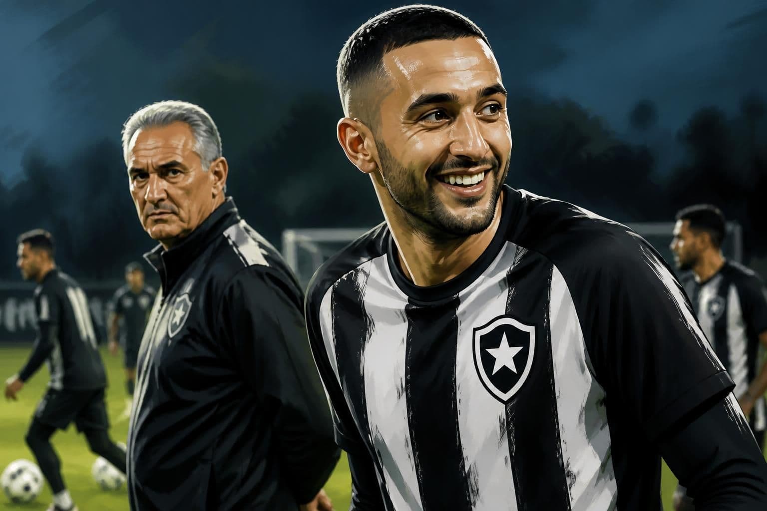 Ziyech e Tite são regularizados pelo Botafogo