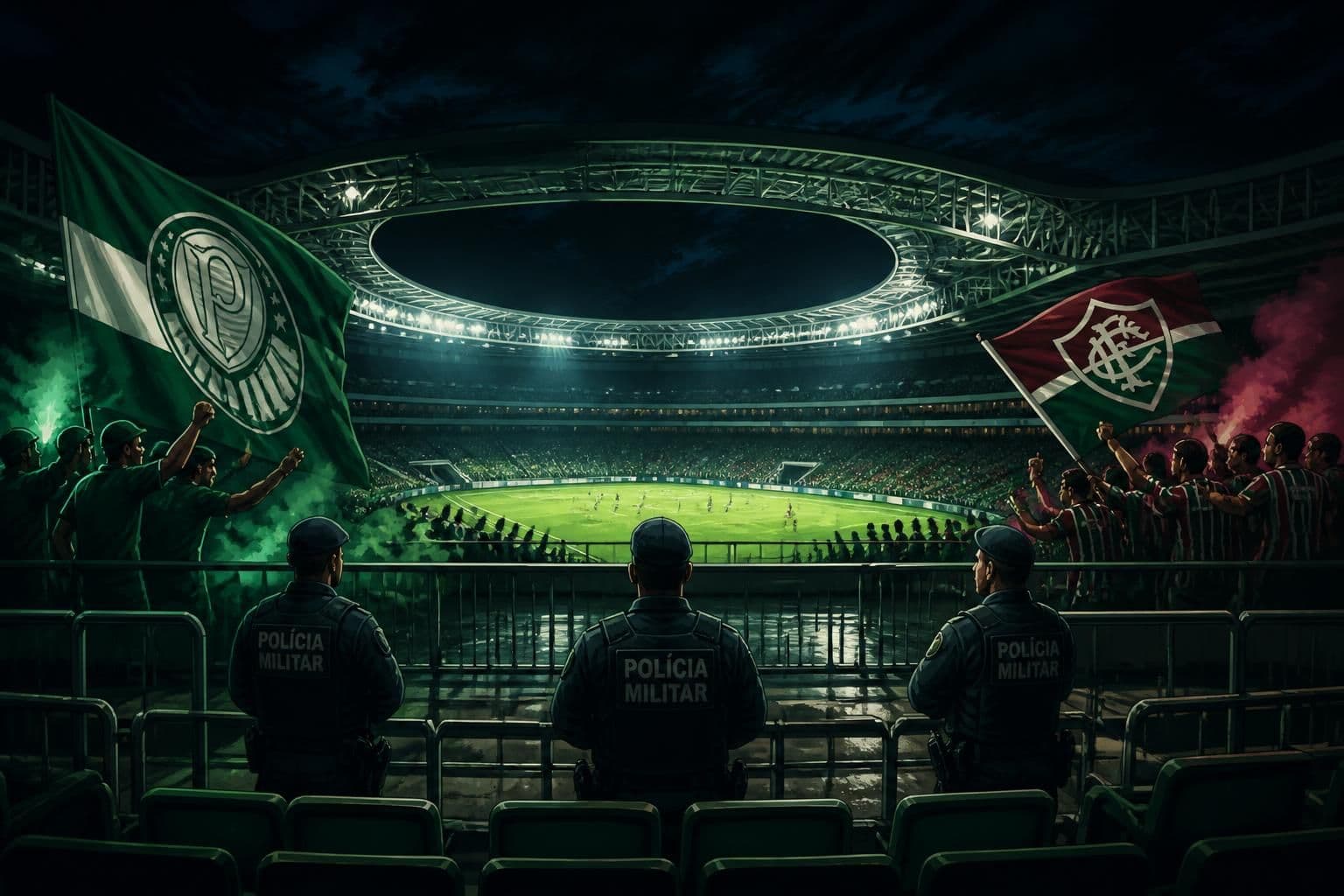 PM aguarda ajustes para torcida visitante no Allianz Parque