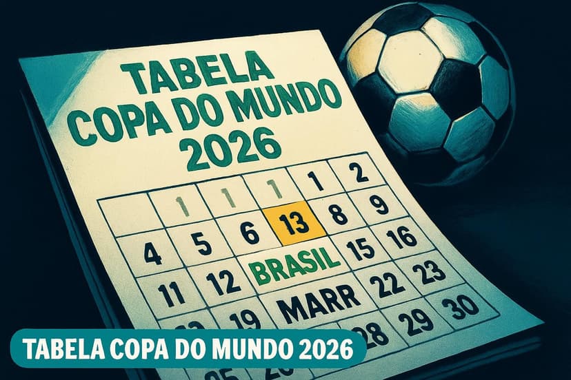 Calendário Copa do Mundo 2026: Horários e Tabela Completa
