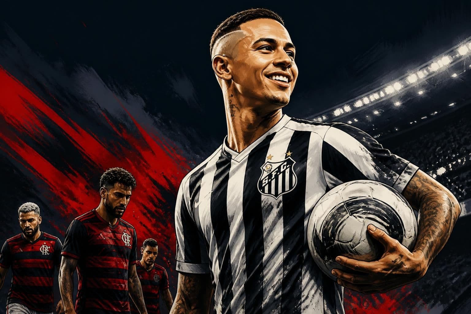 Santos contrata Everton Cebolinha do Flamengo com salário milionário