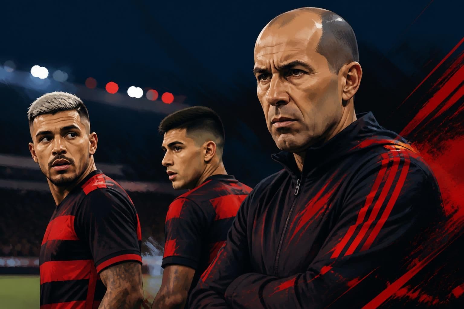 Jardim cobra reforços criativos para o Flamengo