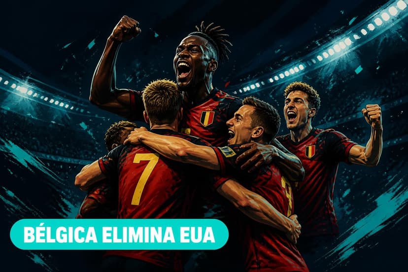 Bélgica elimina EUA e vai às quartas da Copa do Mundo