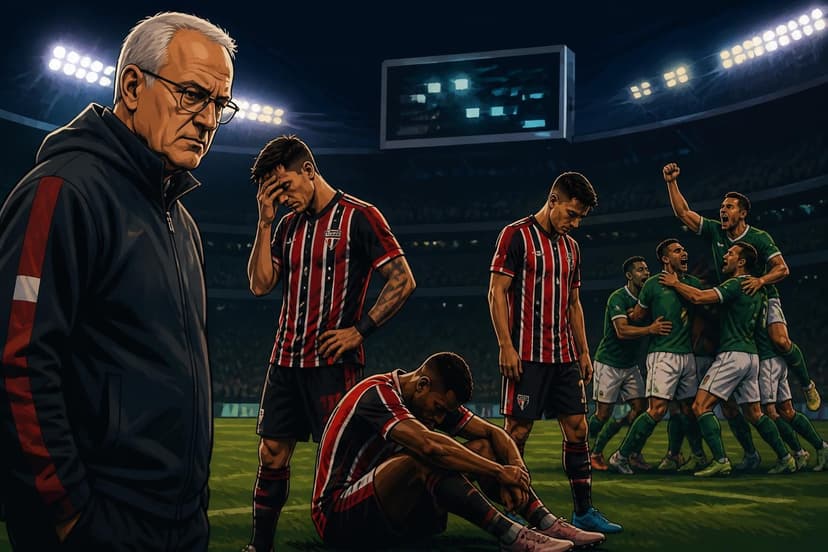 Dorival Júnior falha em clássico e São Paulo perde para o Palmeiras