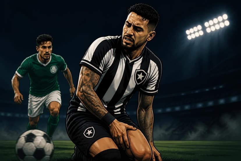 Alex Telles é dúvida para Botafogo x Palmeiras após exames negativos