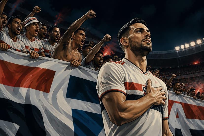 Independente protesta em jogo do São Paulo contra o Inter