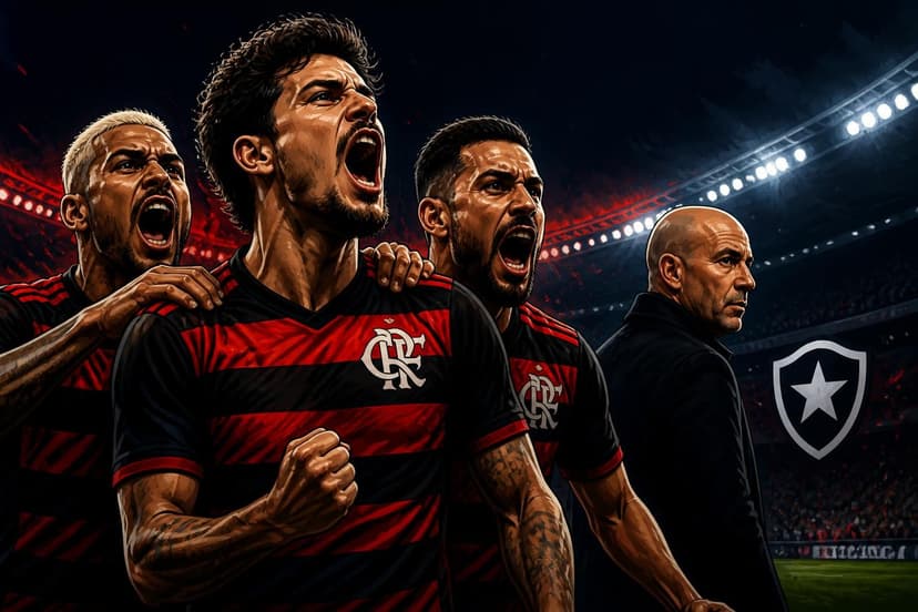 Flamengo vence Botafogo e abre disputa por vaga de Plata