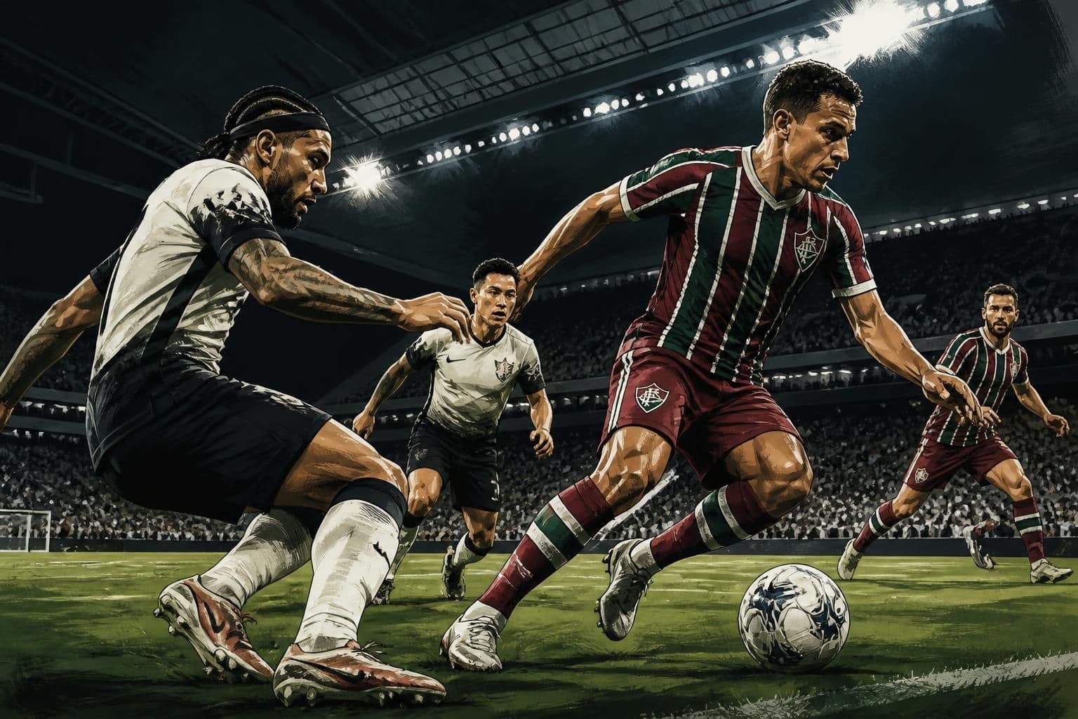Fluminense busca G-4 contra o Corinthians no Brasileirão