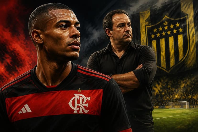 Peñarol negocia De la Cruz com o Flamengo