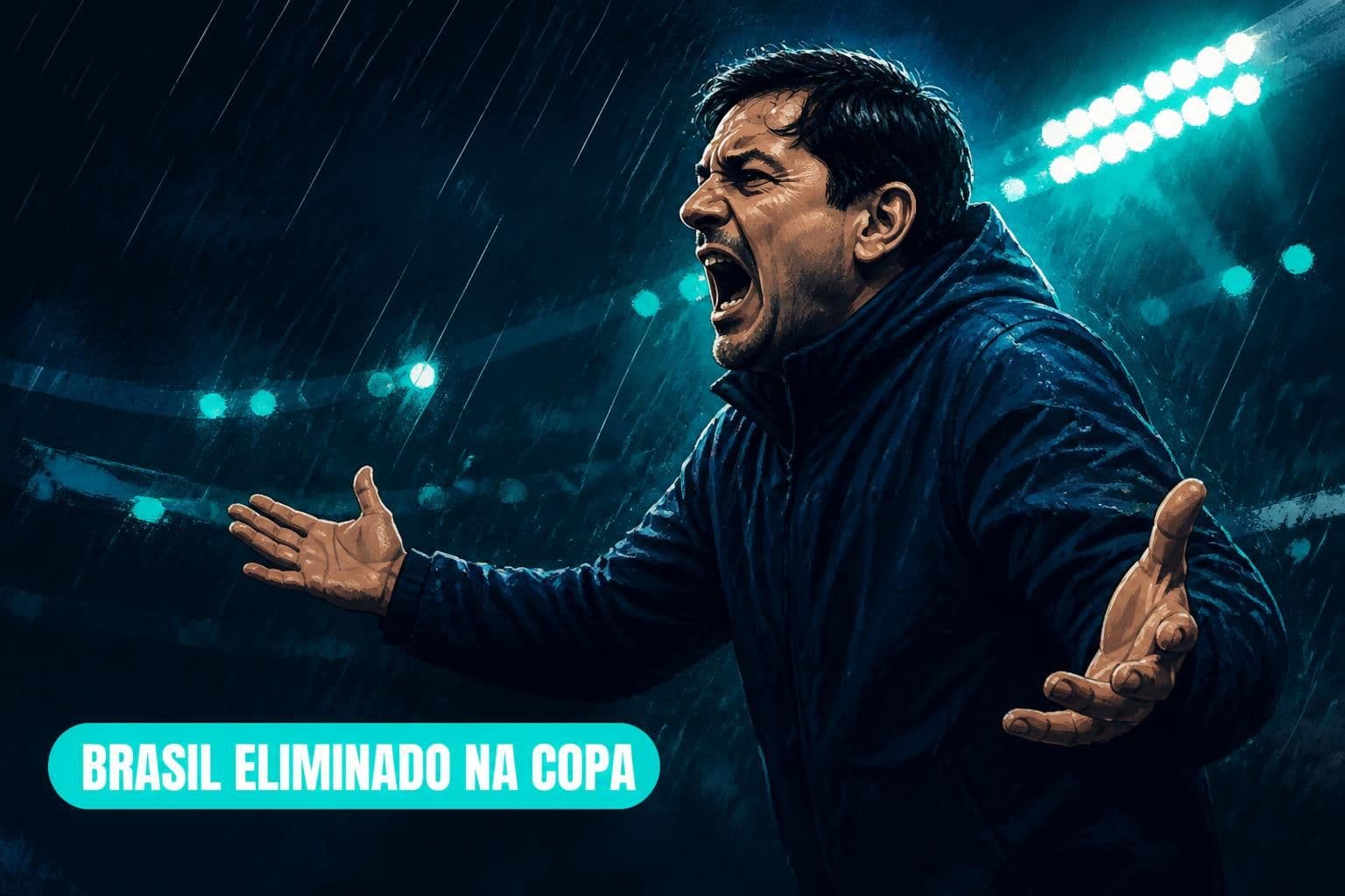 Brasil eliminado pela Noruega nas oitavas da Copa