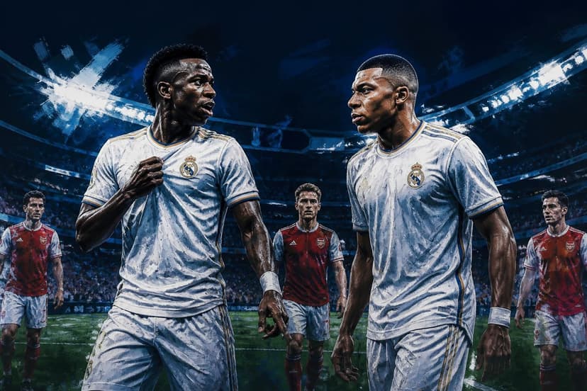 Vini Jr e Mbappé: O dilema do Real Madrid
