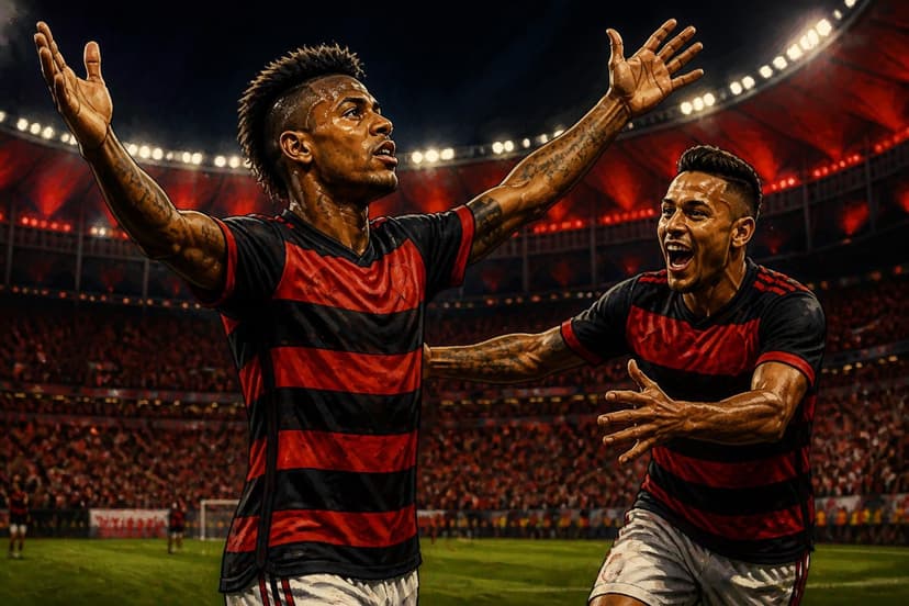 Bruno Henrique elogia Joaquín Freitas após gol contra o Corinthians