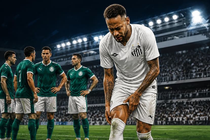 Neymar sai com dores no clássico e preocupa Santos na Copa do Brasil